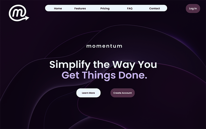 Momentum screenshot